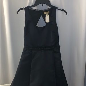 NEVER WORN Princess Vera Wang black silk dress